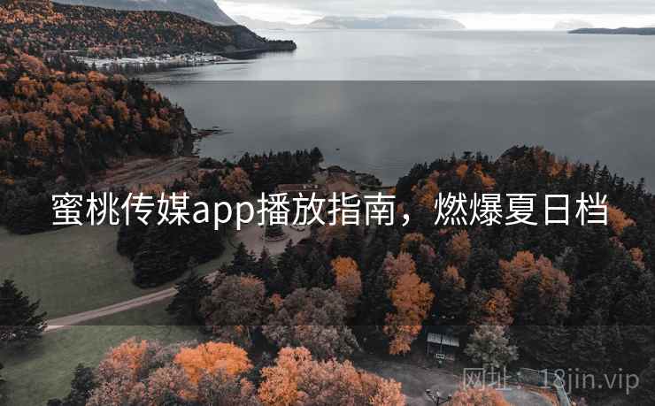 蜜桃传媒app播放指南,燃爆夏日档