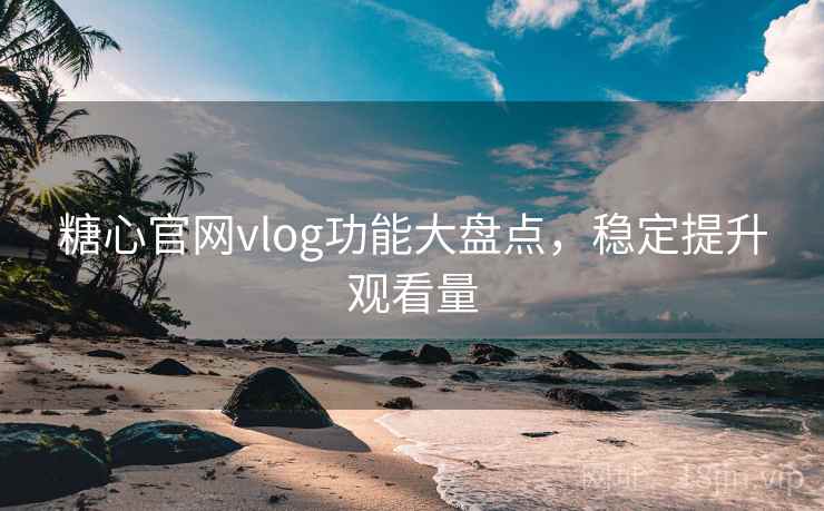 糖心官网vlog功能大盘点，稳定提升观看量